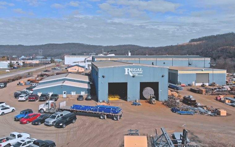 Aerial view of the Regal Industrial Donora Pennsylvania coating facility