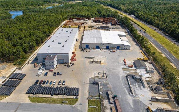 Aerial view of the Regal Industrial Millville New Jersey coating facility